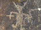 Possible warrior petroglyph