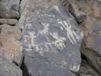 Anthropomorphic petroglyph